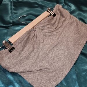 SHEIN Gray Wrap Ruched Bandeau